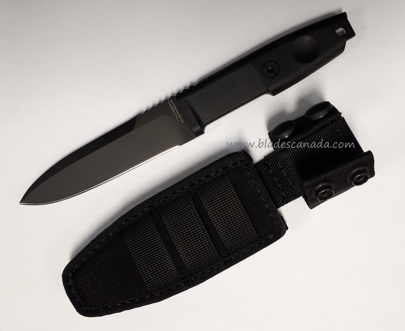 Extrema Ratio SCOUT 2 Backup Fixed Blade Knife, Bohler N690, Nylon Sheath